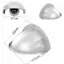 Rain Sun Shield Weather Cover Chống chói Side Braet CCTV Turret Dome Camera mới