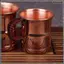 Thủ Công Bia Sữa Cốc Dệt Tay Cầm Dày Moscow Nước Mule 400ML Ăn Sáng Cốc Drinkware Bộ Đồ Ăn Như Shown 1 Chiếc