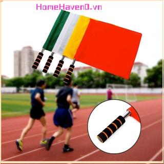 Cờ trọng tài HOMEHAVEN, Cờ Linesman nhiều màu chống nước, Chuyên nghiệp với miếng bọt biển Tay cầm cờ tín hiệu Bóng chuyền Đồ dùng bóng đá