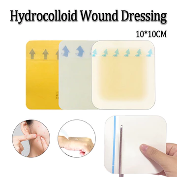 Y tế Hydrocolloid Vết Thương Mặc Trong Suốt Dính Mỏng Chữa Bệnh Miếng Dán Vết Thương Miếng Dán Mụn