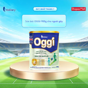 Sữa bột Oggi dành cho người gầy - Bổ sung năng lượng, hỗ trợ tăng cân khoẻ - Lon 900g