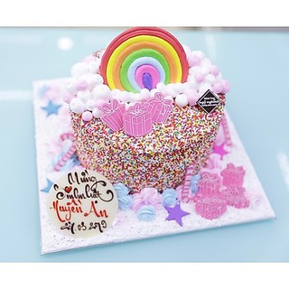 🍭🍭🍭Kẹo Cốm - Kẹo Trang Trí 7 Màu-Kẹo Bông Đường Trang Trí Bánh Kem 100g🍭🍭🍭