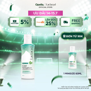 DDVS Phụ Nữ Lactacyd Cool Sensation 150ml Mát Lạnh & Sạch Thoáng Dài Lâu