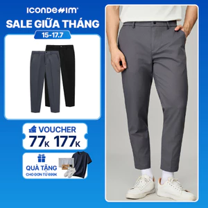 Quần Tây Nam ICONDENIM Urban Trousers Form Slim Crop QTID0072