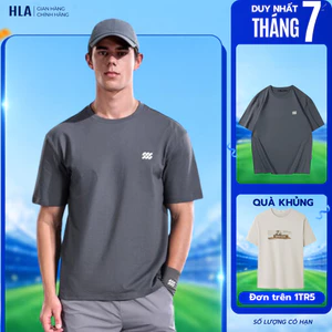 Áo Thun Nam Ngắn Tay HLA – Chất liệu Cotton thoáng mát, hút ẩm nhanh