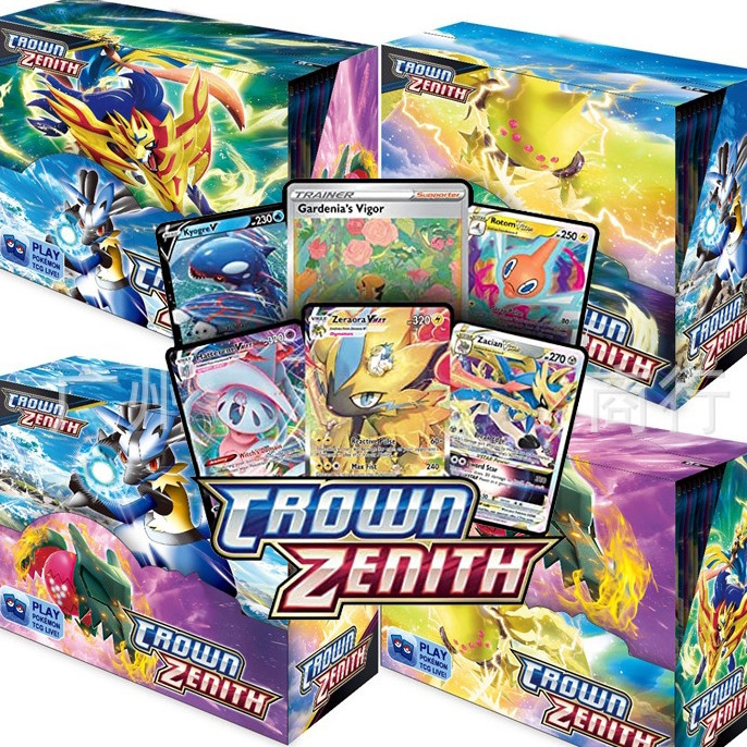 🌟GIÁ SỐC🌟 Hộp Bài Pokemon 360 Thẻ Crown Zenith Evolving Skies 36 Gói ...