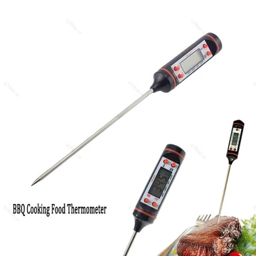 Nhiệt Kế Nhà Bếp Nước Thịt Sữa Nấu Thực Phẩm Đầu Dò Kỹ Thuật Số Nhiệt Kế BBQ Lò Nướng Điện Tử Nhiệt Kế Dụng Cụ Nhà Bếp VN28B