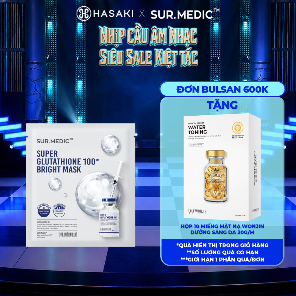 Mặt Nạ Sur.Medic+ Tinh Chất Glutathione Làm Sáng Da 30g