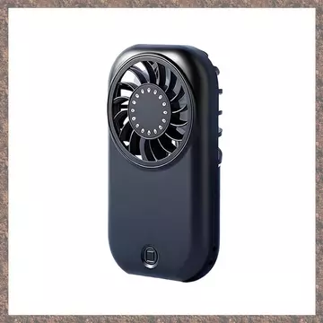 Quạt cầm tay cầm tay Mini có thể sạc lại Quạt cầm tay chạy bằng pin cá nhân nhỏ dành cho du lịch cầm tay màu đen