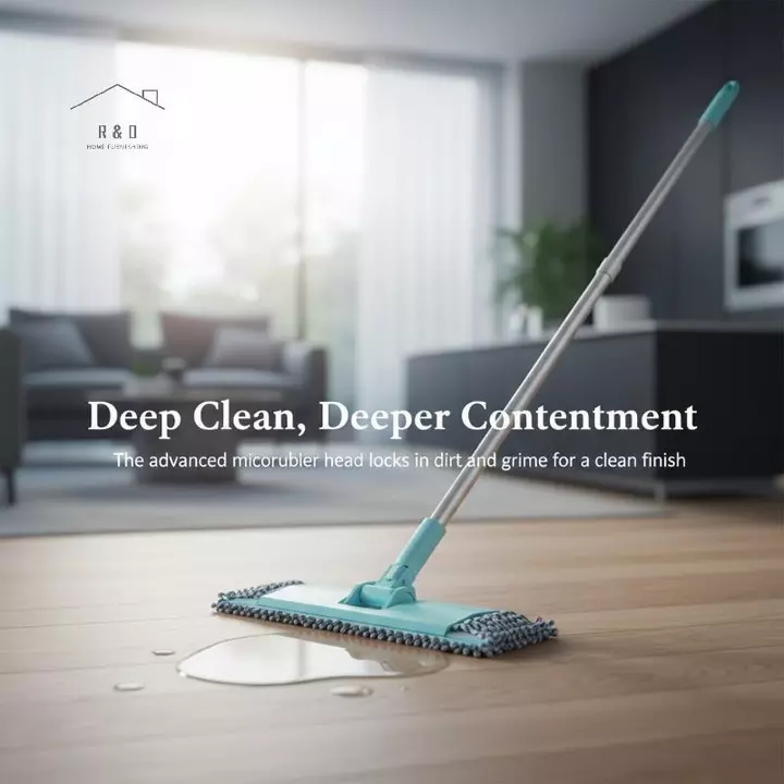 RO > Cây lau nhà sàn phẳng Bóp cây lau nhà miễn phí Wringing Làm sạch sàn Cây lau nhà Tấm lót sợi nhỏ Cây lau nhà lười Sử dụng ướt hoặc khô Dụng cụ làm sạch nhà Mới