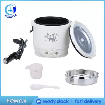 Nồi Cơm Điện Mini Nồi Cơm Điện Di Động Nồi Cơm Trưa Hộp Nồi Nồi Chống Dính Lót Kim Loại Xây Dựng Xe Điện Chỉ Thích Hợp Cho Học Sinh