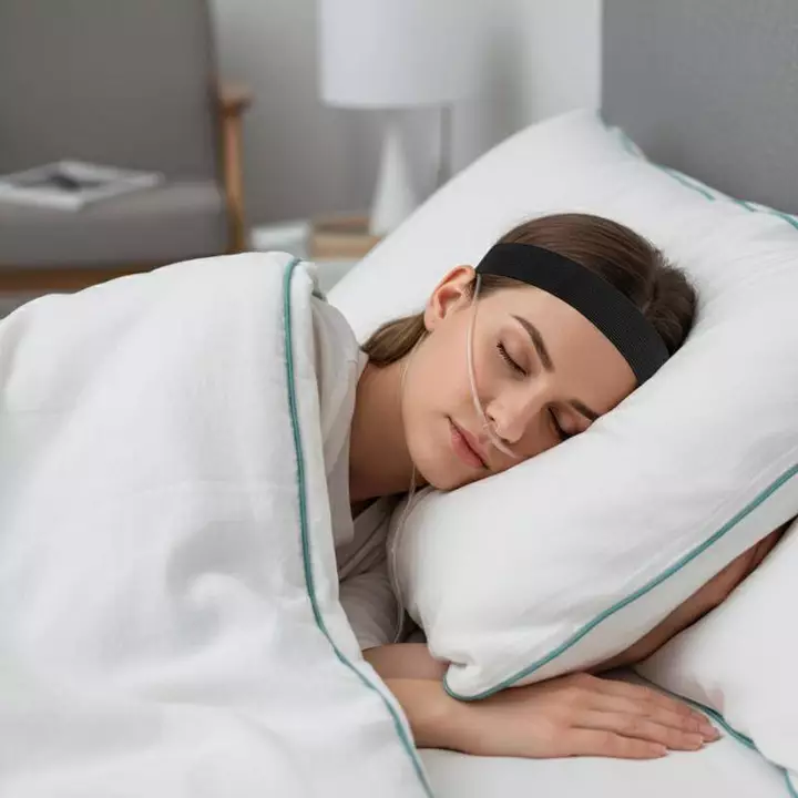 KBKY Ống thở oxy mũi mềm có bảo vệ tai cho da nhạy cảm Ống co giãn để hỗ trợ oxy ban đêm Springevenfine