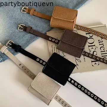 Women's Korean-Style Suede Belt Bag – Mini