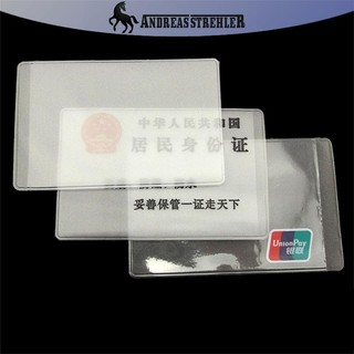 Onetimingfine 10 CÁI PVC Hộp đựng thẻ tín dụng Bảo vệ thẻ ID Vỏ danh thiếp Clear Frosted VN