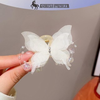 Onetimingfine Thời Trang Mới Mô Phỏng Kẹp Tóc Nữ Thanh Lịch Ngọc Trai Nơ Đuôi Ngựa Kẹp Phụ Kiện Tóc Cua Ngọt Vuốt Mũ Đội Đầu VN
