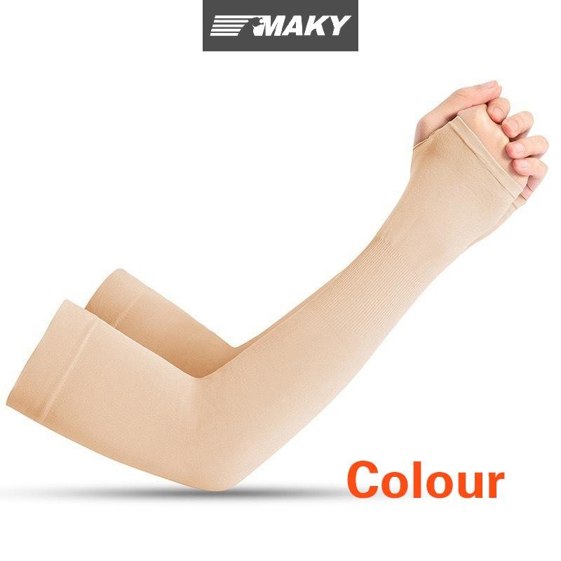 Newwellknownepic 1 Cặp Ice Silk Chống Nắng Cánh Tay Bao Unisex El Cover Đi Xe Đạp Ngoài Trời Chạy Câu Cá Lái Xe Tay Chống Tia UV Tay VN