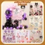 Set bóng Kuromi - My Melody xinh xắn trang trí sinh nhật kèm số tuổi cho bé