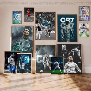 Ronaldo Football CR7 Poster Canvas In Thích Hợp Cho Quán Cafe Bar Trang Trí Tường