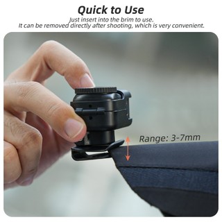 Dành Cho DJI Osmo Nano Vành Kẹp Người Đầu Tiên Chụp Nano Máy Ảnh Mỏ Vịt Nắp Băng Đô Giá Đỡ