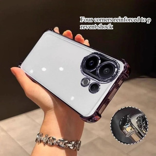 Ốp Điện Thoại Chống Sốc Trong Suốt Cho Vivo V60 V50 V40 Lite V40 V30 Pro Y400 Y200 Y39 Y29 Y19S Y04 Y28S Y28 Y18S Y18E Mềm Trong Suốt Bốn Góc Chống Rơi