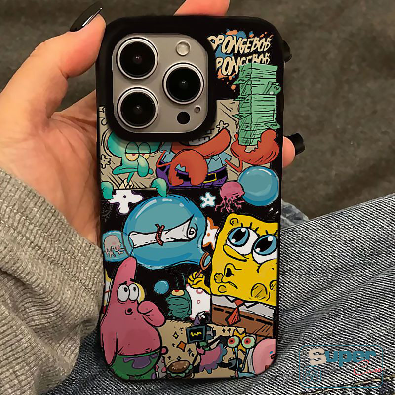 Ốp Lưng Tương Thích Cho IPhone 11 16 17 15 13 14 12 Pro Max Air 16 15 14 17 13 12 Pro 16 15 14 6 6s 7 8 Plus XR X XS Max SE 2020 SpongeBob Patrick Star Toy Bìa mềm truyện