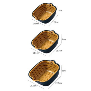 Bộ thau rổ nhựa 6 món - đa năng, tiện dụng