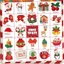 Ở Lại Ngày Lễ Bingo Bộ 34 Thẻ Bền Hỗ Trợ 24 Người Chơi Lễ Hội Người Tuyết Santa Thiết Kế Tiệc Giáng Sinh Essenti