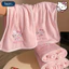 Khăn tắm Hello Kitty lông cừu mềm mịn siêu thấm nước, Khăn lau mặt khăn tắm cho bé gái dễ thương