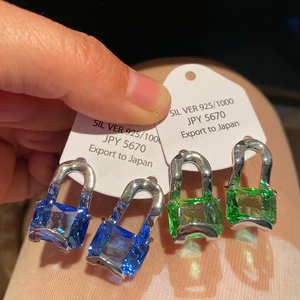 Bán buôn bông tai Zircon tinh tế sang trọng thời trang Hàn Quốc