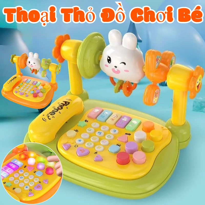 Đồ Chơi Điện Thoại Bàn đa Chức Năng,tập Nhập Vai Gọi điện Thoại,đồ Chơi đàn Nhạc,Phát Triển Giác Quan