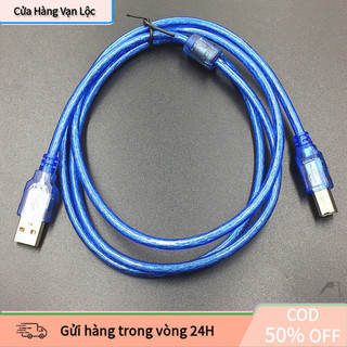 Cáp USB Cho Máy In Và Máy Scan, Có Cục Chống Nhiễu, Chiều Dài 1.5m 3m, Truyền Dữ Liệu Tốc Độ Cao, Tương Thích Rộng, Chất