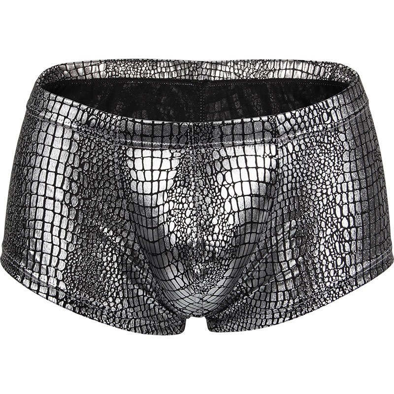 Túi đeo chéo eo thấp họa tiết rắn - Quần lót boxer nam màu nổi bật