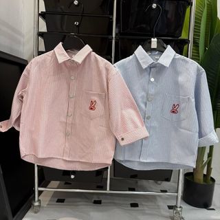 [DOU DOU KID] SM12 Áo Sơ Mi Bé Trai,15-48kg,Chất Hữu Cơ Mềm Đẹp