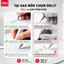 Combo 3/5/12 Bút Gel Nhanh Khô Deli SA60 0.5mm - 3 Màu Xanh Đen Đỏ Ngòi ST, Mực Ra Đều, Viết Trơn, Không Lem Mực