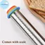 Pufangbliss 17 Inch Thép Không Gỉ Cán Pin Có Thể Điều Chỉnh Nhẫn Chống Dính Bề Mặt Bột Con Lăn Bánh Ngọt Pizza Nướng Tại Nhà Bếp VN