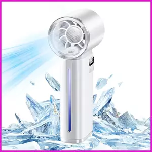 Quạt cầm tay có tấm làm mát và sương mù 199 cấp độ Quạt phun nước di động tốc độ vô cấp dành cho nam giới ngoài trời lyuvn