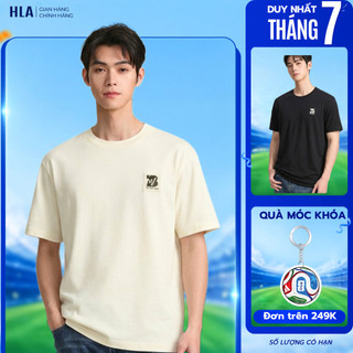 [Hỏa Tốc 4H] Áo Thun Nam HLA Cổ Tròn Basic - Chất Liệu Cotton Pha Nylon Cao Cấp, Thấm Hút Mồ Hôi