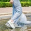 Dùng Một Lần Chống Thấm Nước Bao Mưa Ngày Chống Mưa Chống Trơn Trượt Chân Bên Ngoài Mặc Nhựa Dày Chống Mài Mòn Giày Đi Mưa Ống Cao Ống Dài V