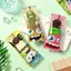 {AKIN} 100 Cái Túi đựng kem hoạt hình Túi đựng kem Popsicle tự làm Vỏ bảo vệ bằng nhựa dùng một lần Túi niêm phong lưu trữ DIY {a}