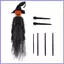 Đồ trang trí phù thủy Halloween Cảm biến kích hoạt âm thanh Đạo cụ đầu bí ngô Đồ trang trí Halloween ngoài trời cho sân mueadsyvn