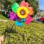 Khung Ảnh 1 Hoa Hướng Dương / Bướm Cối Xay Gió Pinwheel Nhiều Màu Sắc Kim Sa Lấp Lánh Cối Xay Gió Mang Cắm Trại Dã Ngoại Trang Trí Sân Vườn Nhà VN