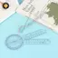 {TB & Bag} Thước đo nhịp tim 6 / 8Inch Thước đo khớp y tế Chỉnh hình Hiệu chỉnh Quy tắc góc Cột sống Thước góc ngón tay Thước đo góc.