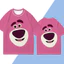 Toy Story 5 AIEN Lotso thoải mái áo thun mềm mại mùa hè Áo thun ngắn tay Anime