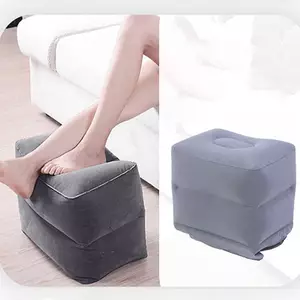 VFZ PVC Trẻ Em Chuyến Bay Ngủ Chân Gối Nghỉ Trên Máy Bay Mèo Xe Buýt Gối Du Lịch Bơm Hơi Còn Lại Gối Chân Miếng Lót Chân Louislifecool