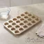Khuôn Cupcake Mini 24 Ô Chống Dính Thép Carbon Dẫn Nhiệt Đều Khay Nướng Bánh Trứng