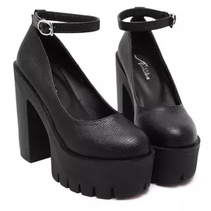 Châu Âu Mỹ Thời Trang Flat Buckle Dây Đeo Giày Nữ Size Lớn Giày Đơn Nữ Phong Cách Mới 14CM Giày Cao Gót Phong Cách Punk Giày Nữ Châu Âu Mỹ Size Lớn Giày Nữ20260616