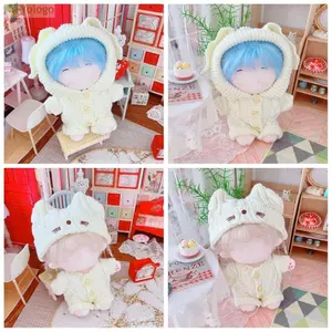 YOLOGO 20cm Quần Áo Búp Bê Đồ Chơi Áo Len Phụ Kiện Bông Búp Bê Nhồi Bông Hoạt Hình Động Vật Jumpsuits
