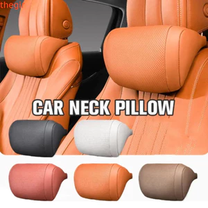THEGIRL8B Ghế Ngồi Ô Tô Gối Cổ, 3D Tiện Dụng Thoải Mái Du Lịch Cổ Còn Lại, General Motors Sang Trọng Nappa Da Thoáng Khí Mềm Mại Bảo Vệ Hỗ Trợ Cổ Lông Tơ Mềm Mại
