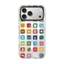 Ốp điện thoại cứng chín lưới từ tính hoạt hình cho iPhone 17 Pro Max 16 15 14 13 17Air 16Plus Vỏ bảo vệ chống sốc trong suốt