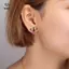 Nghệ Thuật Retro Màu Xanh Thả Tòn Ten Bông Tai Kiến Trúc Sang Trọng Cho Nữ Thời Trang Nhẹ Quà Tặng Trang Sức Sang Trọng [Mina]